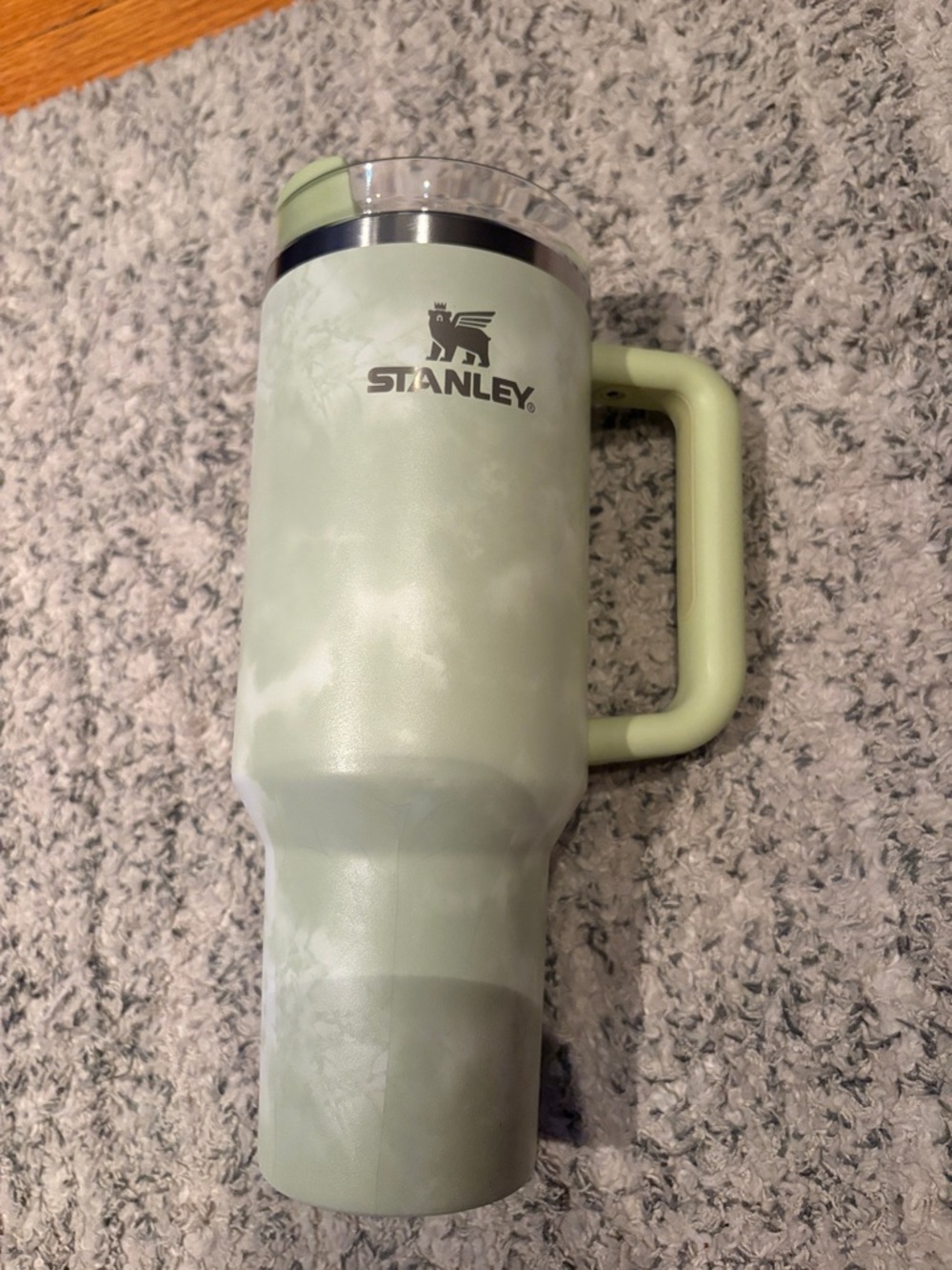 Stanley 40 oz Light Sage Travel Mug with Handle